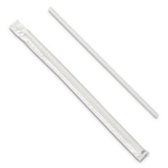 SOLO® Cup Company Polypropylene Plastic Straws, 5.75", White, 500/Box, 24/ BoxesCarton