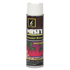 Misty® Handheld Air Deodorizer, Summer Breeze, 10 oz Aerosol Spray, 12/Carton