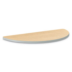 HON® Build Half Round Shape Table Top, 60w x 30d, Natural Maple