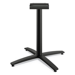 HON® Between Seated-Height X-Base for 30" to 36" Table Tops, 26.18w x 29.57h, Black