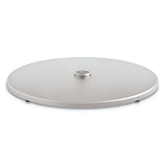 Arrange Disc Shroud Base, 26.82" x 26.82" x 1.42", Silver, Steel