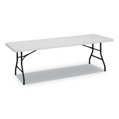 Alera® Rectangular Plastic Folding Table, 96w x 30d x 29.25h, Gray