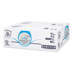Papernet® Dry Tech Paper Towel, 1-Ply, 7.5" x 600 ft, White, 6 Rolls/Carton