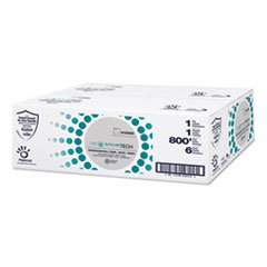 Papernet® DissolveTech Paper Towel, 1-Ply, 7.8" x 800 ft, White, 6 Rolls/Case