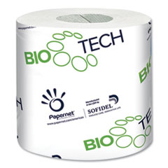 Papernet® BioTech Toilet Tissue, Septic Safe, 2-Ply, White, 500 Sheets/Roll, 96 Rolls/Carton