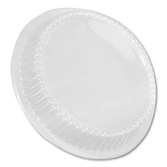 Durable Packaging Dome Lids for 8" Round Containers, 8" Diameter x 1.56"h, Clear, 500/Carton