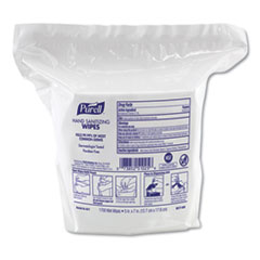 PURELL® Hand Sanitizing Wipes, 8.25 x 14.06, Fresh Citrus Scent, 1700 Wipes/Pouch, 2 Pouches/Carton