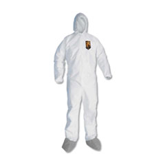 KleenGuard™ A45 Liquid and Particle Protection Surface Prep/Paint Coveralls, Medium, White, 25/Carton
