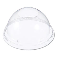 Dart® Dome Lids for Foam Cups and Containers, Fits 12 oz to 24 oz Cups, Clear, 1,000/Carton