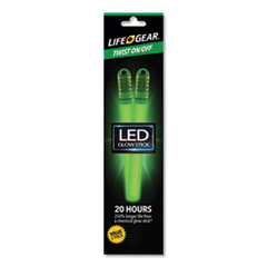 Life+Gear® LED Reusable Glow Stick, 3 AG13 Batteries (Included), Assorted