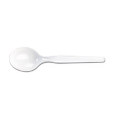 Dixie® Plastic Cutlery, Heavy Mediumweight Soup Spoon, 100/Box