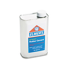 Elmer's® Rubber Cement, 32 oz, Dries Clear