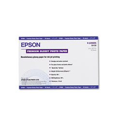 Epson® Premium Photo Paper, 10.4 mil, 11 x 17, High-Gloss White, 20/Pack