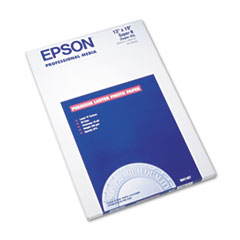 Epson® Ultra Premium Photo Paper, 10 mil, 13 x 19, Luster White, 50/Pack