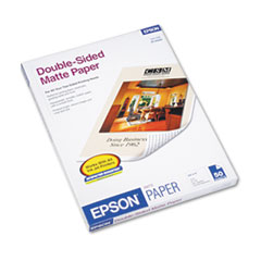 Epson® Premium Matte Presentation Paper, 9 mil, 8.5 x 11, Matte Bright White, 50/Pack