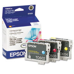 T060520-S (60) Ink, 1,350 Page-Yield, Cyan/Magenta/Yellow