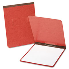 Oxford™ PressGuard Report Cover with Reinforced Top Hinge, Two-Prong Metal Fastener, 2" Capacity, 8.5 x 11, Red/Red