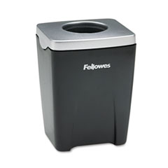 Fellowes® Office Suites Paper Clip Cup, Plastic, 2 7/16 x 2 3/16 x 3 1/4, Black/Silver