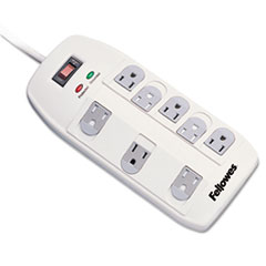 Fellowes® Superior Workstation Surge Protector, 8 Outlets, 6 ft Cord, 2160 Joules