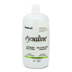 Honeywell Fendall Eyesaline Eyewash Saline Solution Bottle Refill, 32 oz Bottle
