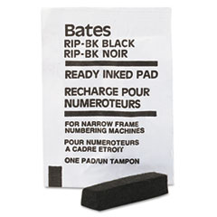 Bates® Ready-Inked Pad for Multiple/Lever Movement Numbering Machine, Black