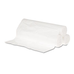 General Supply High-Density Can Liners, 16 gal, 6 microns, 24" x 31", Natural, 50 Bags/Roll, 20 Rolls/Carton