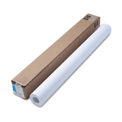 HP DesignJet Inkjet Large Format Paper, 6.6 mil, 36" x 100 ft, Coated White