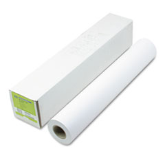 HP DesignJet Inkjet Large Format Paper, 4.9 mil, 24" x 150 ft, Coated White