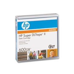 HP 1/2" Super DLT II Cartridge, 2066ft, 300GB Native/600GB Comp Capacity
