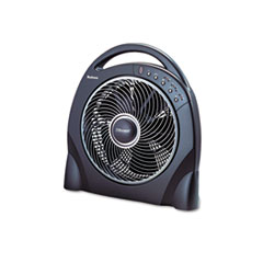 Holmes® 12" Oscillating Floor Fan w/Remote, Breeze Modes, 8hr Timer