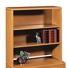 HON® 10500 Series Bookcase Hutch, 36w x 14.63d x 37.13h, Bourbon Cherry