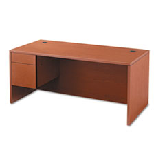 HON® 10500 Series™ "L" Workstation Single Pedestal Desk