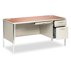 HON® Mentor® Series Single Pedestal Desk