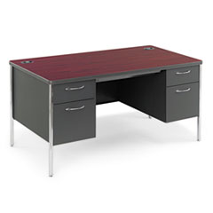 HON® Mentor® Series Double Pedestal Desk