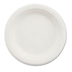 Chinet® Paper Dinnerware, Plate, 6" dia, White, 125/Pack