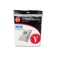 Hoover® Commercial HEPA Y Vacuum Replacement Filter/Filtration Bag, 2/Pack