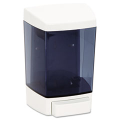 Impact® ClearVu Plastic Soap Dispenser, 46 oz, 5.5" x 4.25" x 8.5, White
