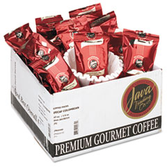 Distant Lands Coffee Coffee Portion Packs, 1.5oz Packs, Colombian Decaf, 42/Carton