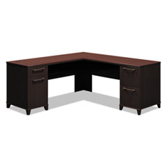 Bush® Enterprise Collection L-Desk Pedestal, 70.13" x 70.13" x 29.75", Mocha Cherry, (Box 1 of 2)