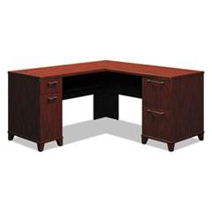 Bush® Enterprise Collection L-Desk Surface, 60" x 60" x 29.75", Harvest Cherry, (Box 2 of 2)