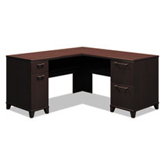 Bush® Enterprise Collection L-Desk Surface, 60" x 60" x 29.75", Mocha Cherry, (Box 2 of 2)