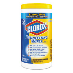 Clorox® Disinfecting Wipes, 7 x 8, Lemon Fresh, 75/Canister
