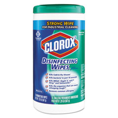 Clorox® Disinfecting Wipes, 7 x 8, Fresh Scent, 75/Canister