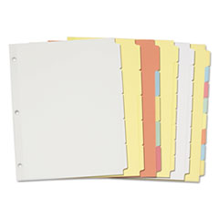 Avery® Write & Erase Plain-Tab Paper Dividers