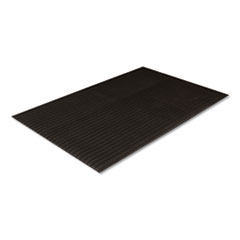 Crown Ribbed Vinyl Anti-Fatigue Mat, 36 x 60, Black