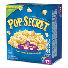 Pop Secret® Microwave Popcorn, Movie Theatre Butter, 1.75 oz Bags, 12/Box