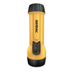 Rayovac® Industrial Tough Flashlight, 2 D Batteries (Sold Separately), Yellow/Black