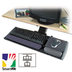 Kensington® Adjustable Keyboard Platform with SmartFit System, 21-1/4w x 10d, Black