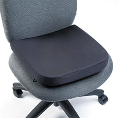 Kensington® Memory Foam Seat Rest, 15 1/2w x 16d x 2h, Black