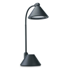 Alera® LED Task Lamp, 5.38"w x 9.88"d x 17"h, Black